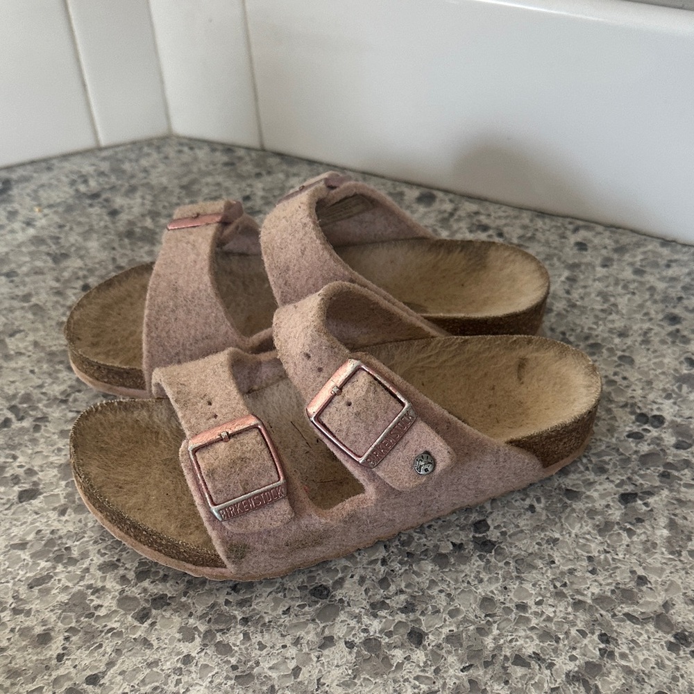Birkenstock Kids Fur Lined Sandals